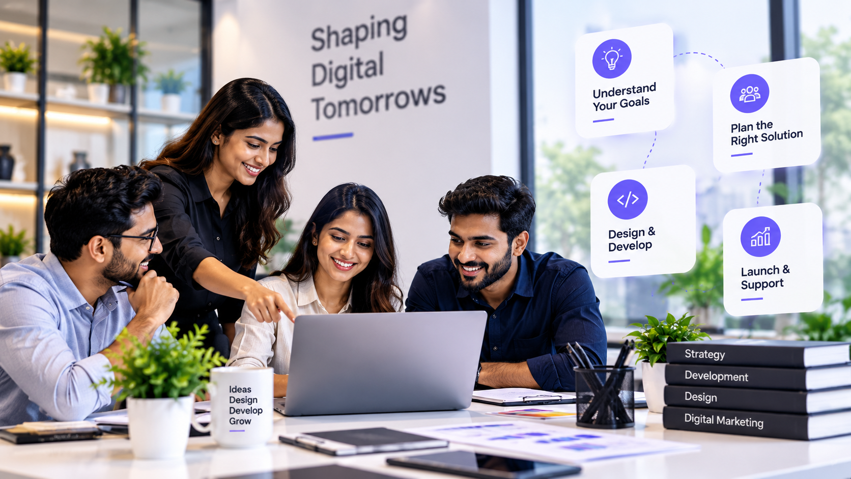 Visionnova Digital Solutions team and digital services
